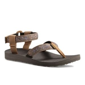 Teva Original Universal Old Lizard Brown Sporty Sandals Womens Size 7 Like New